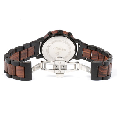Reloj de Madera para Hombre con Seis Agujas Multifuncional - Image 6