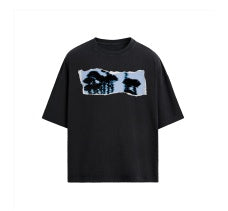 Playera Suelta de Manga Corta Unisex Cuello Redondo - Image 2
