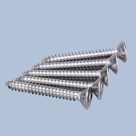 Tornillos Autorroscantes de Acero Inoxidable 304 Cabeza Plana Cruciforme - Image 7