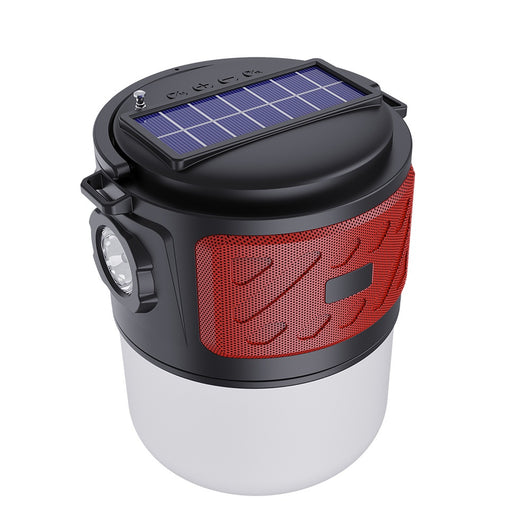 Linterna Solar Portátil con Altavoz Bluetooth y Cargador Inalámbrico - Image 8