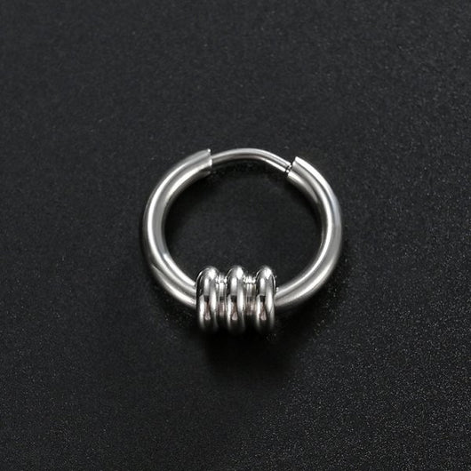 Aros Triangulares de Acero Inoxidable para Hombre y Mujer - Diseño Punk Hip Hop - Image 16