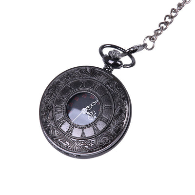 Reloj de Bolsillo Clásico con Grabado de Encaje Romano - Image 13
