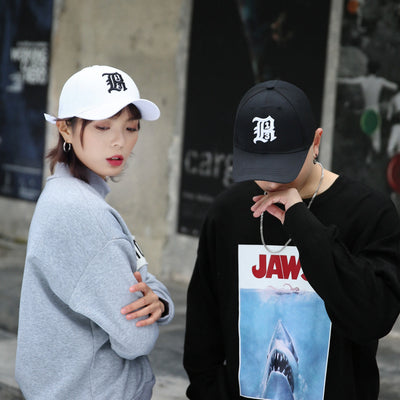 Gorra de Béisbol Coreana con Bordado de Letras - Image 5