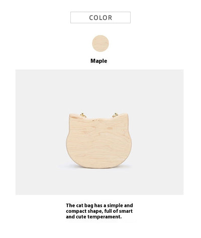 Bolso Bandolera de Madera Personalizado Trendy Log Creative - Image 10