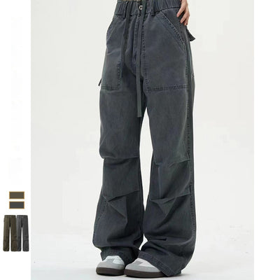 Pantalones Vaqueros Grises con Pliegues en Rodilla - Diseño Exclusivo - Image 2