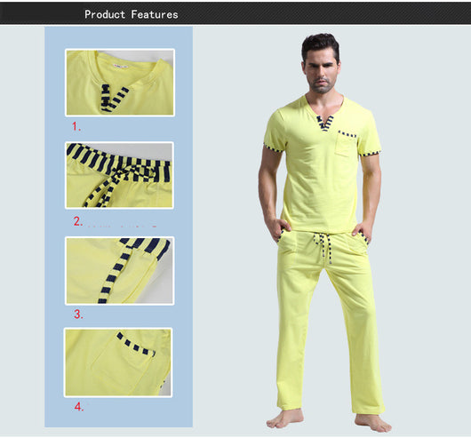 Pijama Deportivo de Algodón para Hombre - Conjunto Otoñal Cómodo - Image 5