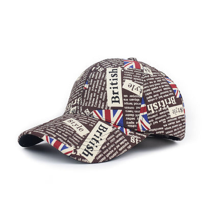 Gorra de Béisbol Estilo Británico con Letras del Alfabeto - Image 12