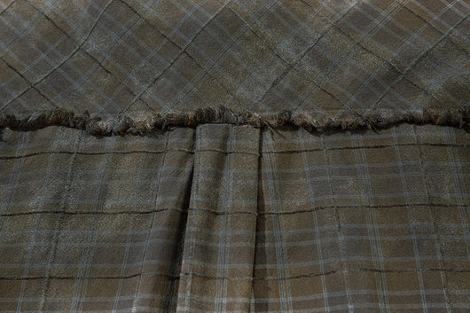 Camisa Plaid Degradado con Bordes Deshilachados - Image 13