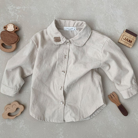 Camisa Estilo Western con Detalle de Oso en Solapa - Image 2