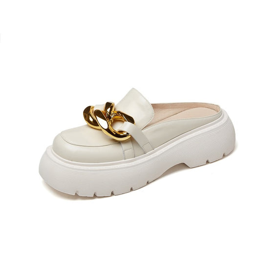 Sandalias de Cuero para Mujer con Hebillas Metálicas - Image 7