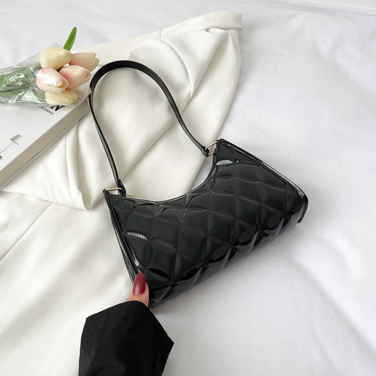 Bolsa Cuadrada Pequeña de Cuadros Diamante para Mujer - Image 2