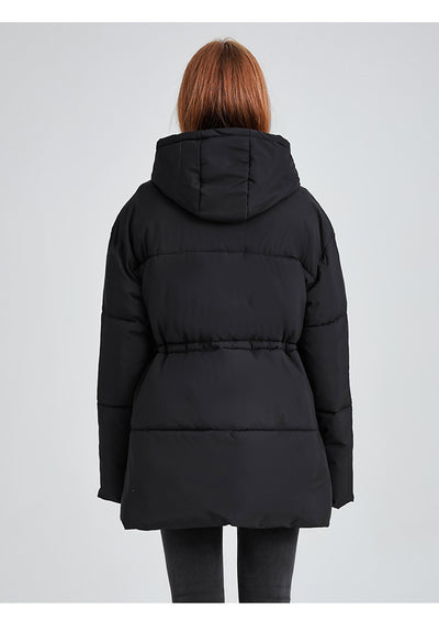 Chaqueta Acolchada de Algodón con Capucha - Versátil y Elegante - Image 27