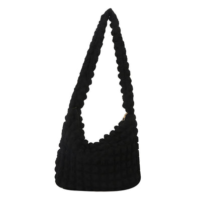 Bolsa Axilar Plisada Clouds - Estilo Occidental Minimalista y Trendy - Image 7