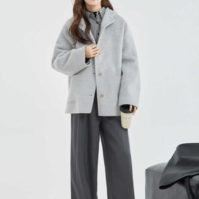 Abrigo Reversible de Cachemira con Capucha para Invierno - Image 14