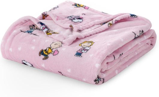 Cobija de felpa Peanuts Velvet Loft Snoopy 140 x 178 cm – Diseño The Flying Ace, oficial y ultra suave - Tekeno