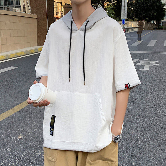 Camisa Casual Holgada de Dos Piezas para Hombre