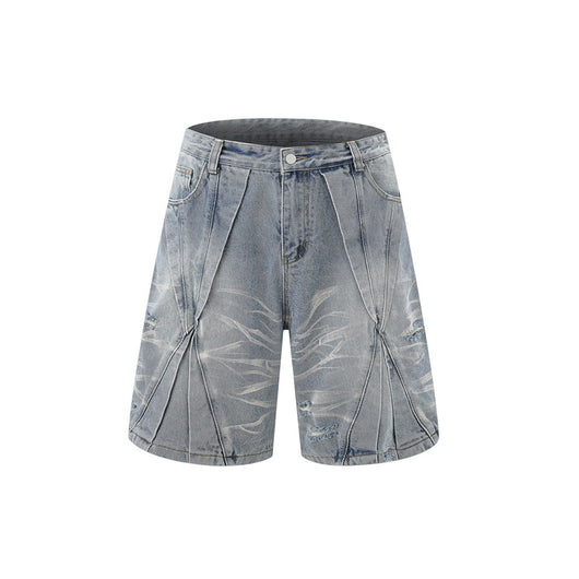 Conjunto de Camisa Vaquera Workwear Desgastada con Estilo Urbano - Image 38