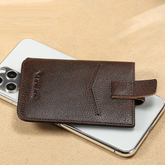 Cartera Minimalista Antirrobo de Cuero Premium para Documentos y Tarjetas - Image 7