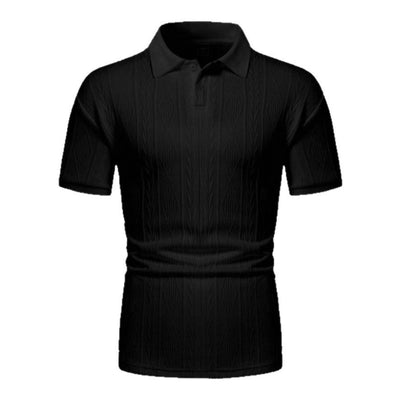 Polo Texturizado de Manga Corta para Hombre - Image 11