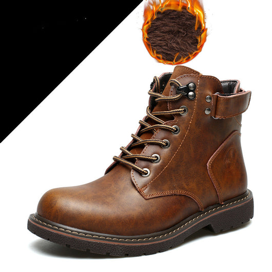 Botas de Cuero Casuales Mid-cut para Hombre - Image 3