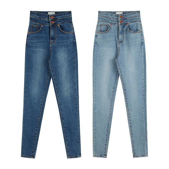 Women's High Waisted Butt Lift Skinny Jeans