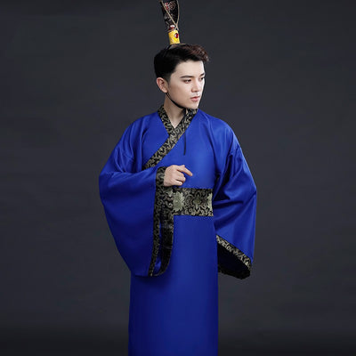 Traje Tang Primavera Otoño - Ropa Tradicional China para Hombre - Image 3
