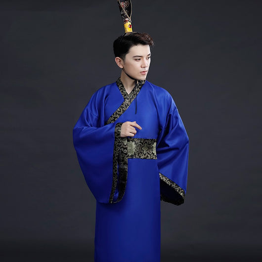 Traje Tang Primavera Otoño - Ropa Tradicional China para Hombre - Image 3