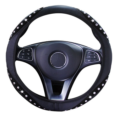 Funda para Volante con Cuero, Diamantes y Gemas - Elástica y Ajustable - Image 15