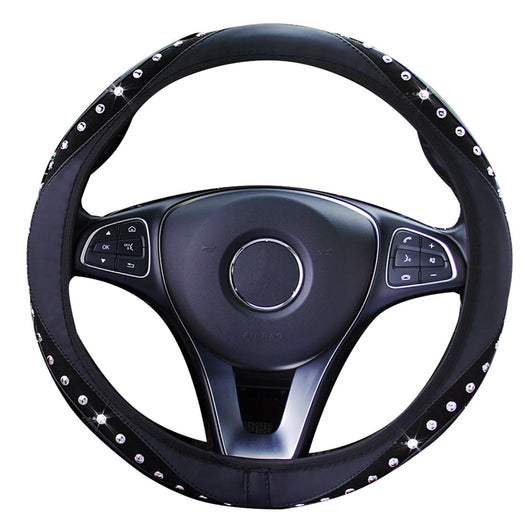 Funda para Volante con Cuero, Diamantes y Gemas - Elástica y Ajustable - Image 15