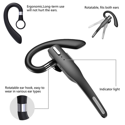 Auricular Bluetooth Monoaural Profesional con Cancelación de Ruido - Image 18