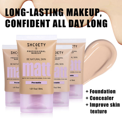 Base de Maquillaje 4 Tonos con Corrector Integrado - BB Cream Iluminador de Larga Duración - Image 13