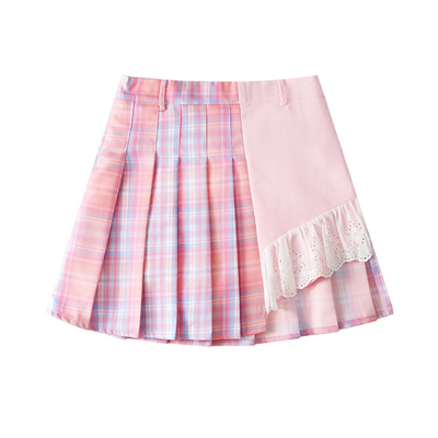 Falda Plisada a Cuadros con Protección Anti-Transparencia - Image 9