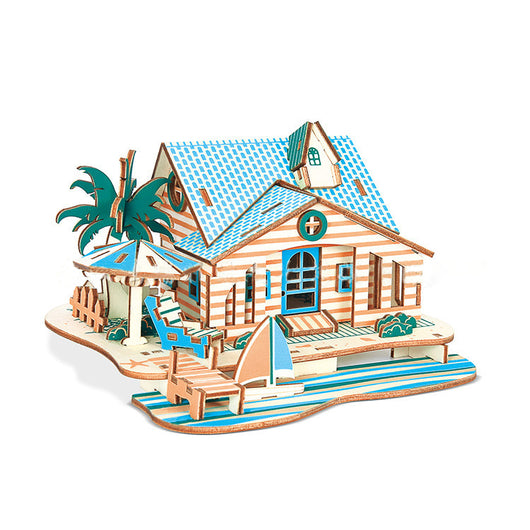 Puzzle 3D de Madera - Modelo DIY Educativo - Image 8