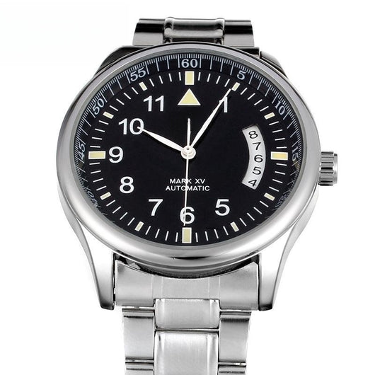 Reloj Mecánico Automático para Hombre con Correa de Acero Hueca - Image 8