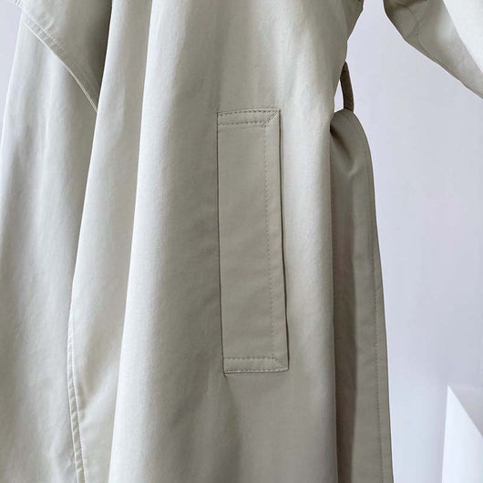 Gabardina Clásica Británica Midi para Niña - Image 3