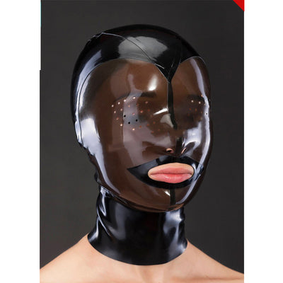 Máscara Facial de Látex Transparente Cobertura Total - Image 3