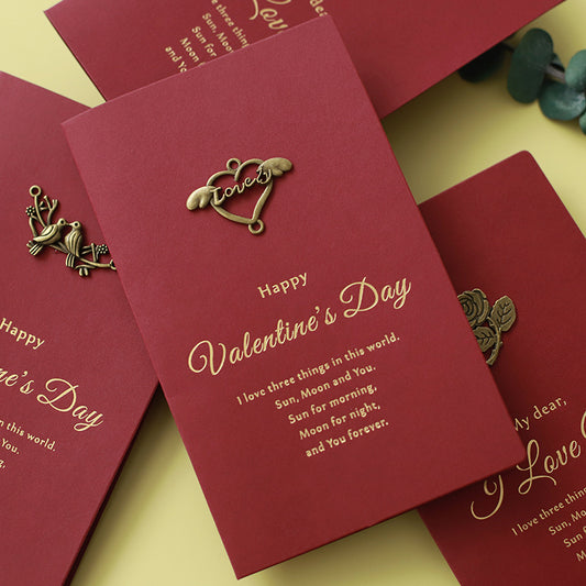 Tarjeta de Agradecimiento Vintage con Papel Especial y Detalles Dorados DIY