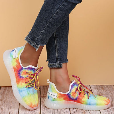 Tenis Casuales Tie-Dye con Malla Transpirable - Image 10