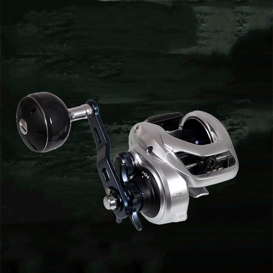 Carrete de Pesca Lento para Róbalo Negro - Rueda Basculante Resistente