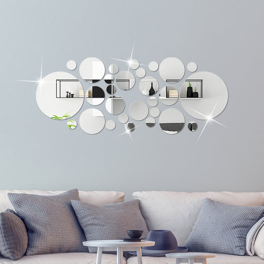 Espejo de Pared 3D con Círculos - Decoración Acrílica Estéreo - Image 23