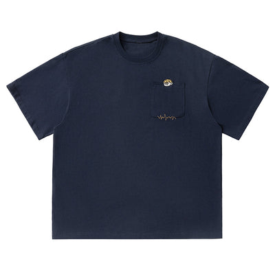 Camiseta de Algodón Puro con Diseño Bordado para Hombre - Image 6