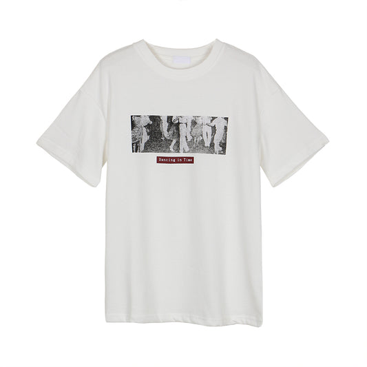 Blusa Retro de Manga Corta con Estampado Tendencia - Image 2