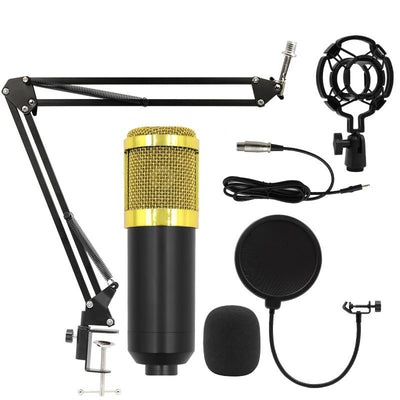 Micrófono Condensador BM800 con Soporte Articulado para Grabación en Móvil - Image 8