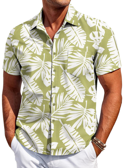 Camisa Hawaiana Versátil de Manga Corta para Hombre - Image 10