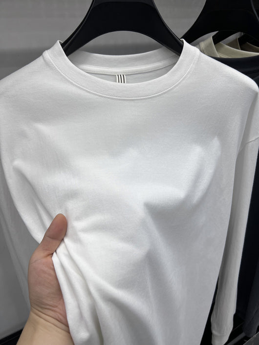 Camiseta Hombre Algodón Premium Cuello Redondo Hombro Descubierto - Image 35