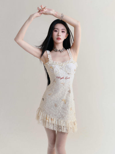 Vestido Elegante con Encaje Ajustado para Mujer - Image 4