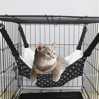 Cama Colgante para Gatos con Forro de Lana - Hamaca Térmica para Mascotas - Image 4