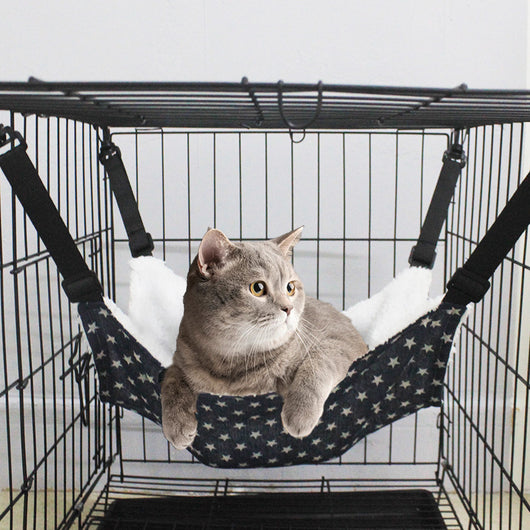 Cama Colgante para Gatos con Forro de Lana - Hamaca Térmica para Mascotas - Image 4
