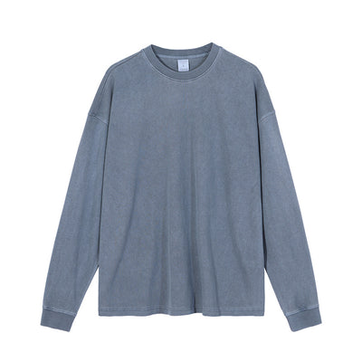 Camiseta Vintage Lavada Oversized de Manga Larga Premium - Image 25