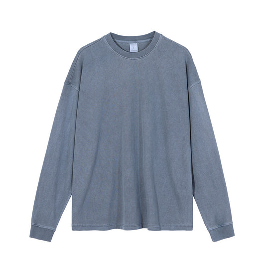 Camiseta Vintage Lavada Oversized de Manga Larga Premium - Image 25